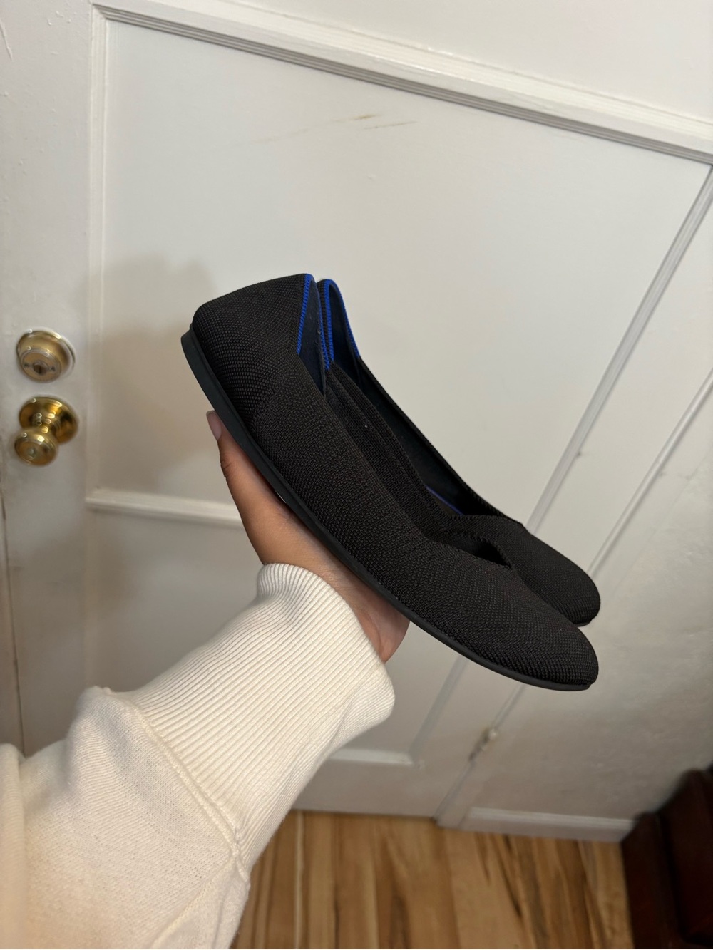 Rothy’s black flats